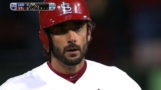 NLCS Gm6 Carpenter wins 11pitch battle vs Kershaw [upl. by Arraeic]