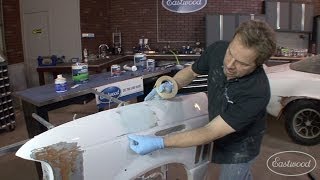 How To Apply Body Filler  Mixing Spreading Sanding amp Tips  Part 3 of 3  Kevin Tetz at Eastwood [upl. by Sucrad]