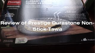 Prestige DURASTONE 6 Layer Non Stick Tawa Review Prestige Tawa Review Prestige DURASTONE Unboxing [upl. by Atteroc]