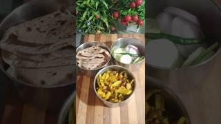 Todays lunchbox Ep36day  lunch  alu patal ki bhujiya  roti  youtubeshort  🙏 [upl. by Octavie323]