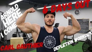 BODYBUILDING MOTIVATION  CARL GAUTHIER  ROAD TO ARNOLD AMATEUR 2018  6 DAYS OUT [upl. by Lleuqram]