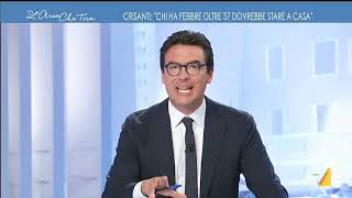 Il virologo Andrea Crisanti quotA costo di tenere più gente a casa con la febbre oltre 37 non [upl. by Arahsat]