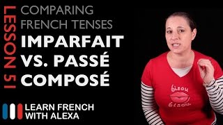 Le Passé Composé ou Limparfait Cuando usar Ejemplos ejercicios [upl. by Chucho722]