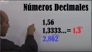 Números Decimales Teoría Expresión decimal limitada y Periódica  Ejemplos [upl. by Mclaughlin]