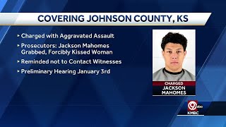 Jackson Mahomes appears in Johnson County court judge sets preliminary hearing for January 2024 [upl. by Acsirp]