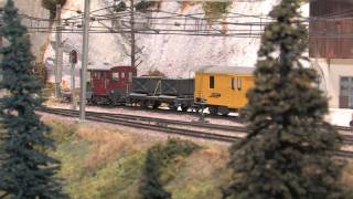 Maloja Narrow Gauge Swiss Model Railway [upl. by Rowney625]