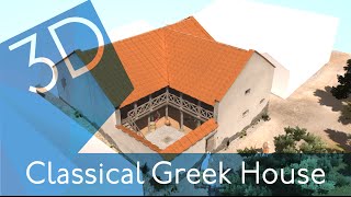 Classical Greek Home – 3D Reconstruction [upl. by Nnylekoorb]