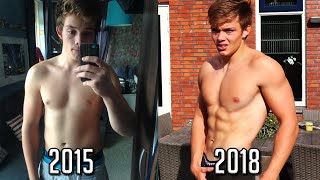 3 Year Body Transformation 1518  Calisthenics amp Weights MOTIVATION [upl. by Dotty]