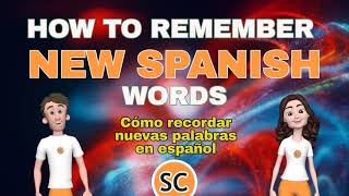 How to remember new Spanish words learnspanish spanishgrammar [upl. by Maleki]