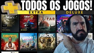 TODOS OS JOGOS DO CATÁLOGO DA PS PLUS EXTRA E DELUXE Lista atualizada em Maio de 2024 [upl. by Seabury]