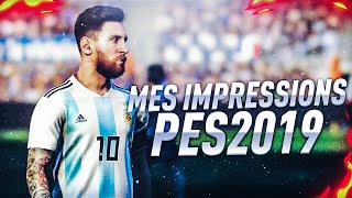 PES 2019  MES 1ÈRES IMPRESSIONS  FRANCE vs ARGENTINE [upl. by Nihhi]