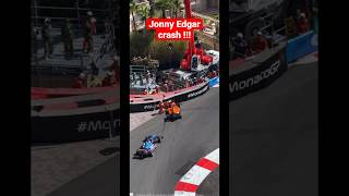 Jonny Edgar CRASH his Formula 3 Sprint Race at Monaco GP 2023 archiesvlogmc [upl. by Remmus]