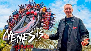 NEMESIS Reborn OPENING Day  Alton Towers Vlog [upl. by Esilrahc]