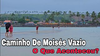 Caminho De Moisés Em Maragogi Alagoas Hoje Aconteceu Algo Raro [upl. by Akimit]