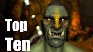 Top Ten Dead Thralls of Skyrim [upl. by Enorel375]