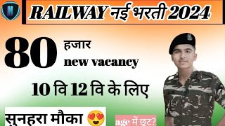 RAILWAY NEW VACANCY 2024 🎉 GROUP CD [upl. by Friedman60]