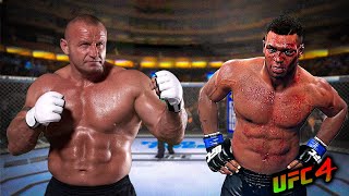 Mike Tyson vs Mariusz Pudzianowski EA sports UFC 4 [upl. by Esinereb956]