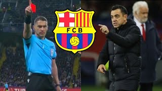 🚨Un véritable désastre Le cotch xavi sans prend violemment à l’arbitre au coup de sifflet final [upl. by Asyl]