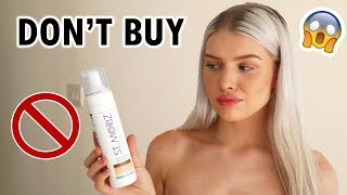 DONT BUY UNTIL YOUVE WATCHED  St Moriz Self Tanning Mousse [upl. by Ellenehs]