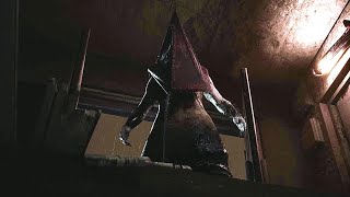 SILENT HILL 2 REMAKE All Pyramid Head Scenes amp Boss Fight 2024 [upl. by Porty761]