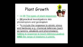 515 Plant and animal responses ai The types of plant responses [upl. by Eerej]