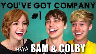 Sam amp Colby  Youve Got Company w Kris Collins Ep 1 [upl. by Delainey]