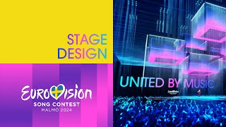 First look at the Eurovision 2024 stage  UnitedByMusic [upl. by Aliakam]