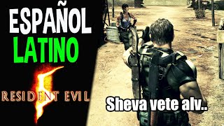 Así es Resident evil 5 en Español Latino  MOD de Diálogos en Español Latino  Gameplay [upl. by Markos]