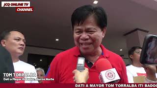 Dati a Mayor Tom Torralba suportaran na ti Team V a Team Marcos iti Badoc Ilocos Norte [upl. by Anairotciv]