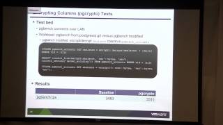 Syed Faisal Akber A comparison of PostgreSQL Encryption Options [upl. by Lachus]