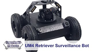 Compact Surveillance Robot UM4 Performs Inspection on Truck by SuperDroid Robots [upl. by Eikceb]