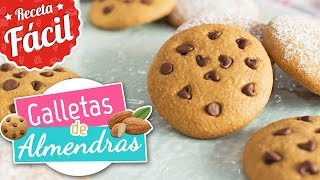 Galletas de almendras  Receta fácil  Quiero Cupcakes [upl. by Talmud]