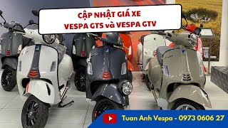 Cập Nhật Các Phiên Bản  Màu Sắc  Giá Bán Của Dòng Xe Vespa GTS và Vespa GTV 2024 [upl. by Enimasaj]