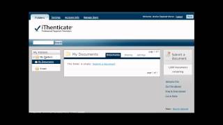 iThenticate How to Get Started  Plagiarism Detection Software [upl. by Lotsirk458]