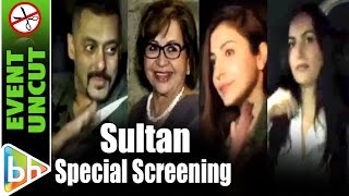 Salman Khan Hosts A Special Screening Of SULTAN  Event Uncut [upl. by Misab]