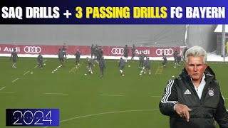 Jupp Heynckes  SAQ DRILLS  3 Passing Drills FC Bayern [upl. by Masterson]