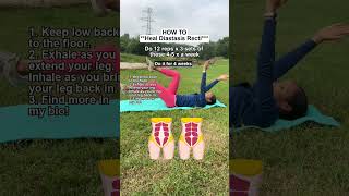 HEAL your diastasis recti NATURALLY with these exercises 💪 [upl. by Devitt307]