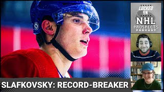 NHL Star Sophomores  SLAFKOVSKY The Record Breaker [upl. by Hennebery]