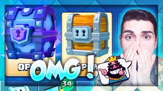 ► SUPER MAGICO  GIGANTE CHEST OPENING LEGGENDARIO  Clash Royale ITA [upl. by Dnilasor]