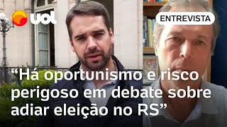 Adiar eleições após chuvas no RS criaria precedente perigoso e competição desigual  Análise [upl. by Castro]