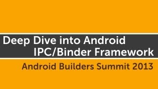 Deep Dive into Android IPCBinder Framework [upl. by Kordula]