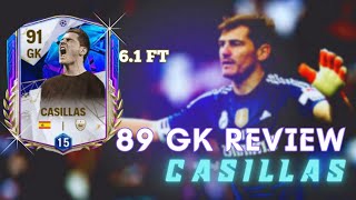 89 Gk Casillas review in ea fc mobile  89 CASILLAS REVIEW FC MOBILE [upl. by Donovan509]