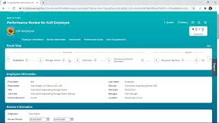 SuccessFactors Performance  Employee self evaluation [upl. by Schrader]