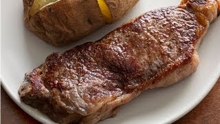 How to Make an Easy PanSeared Steak  The Easiest Way [upl. by Omik96]