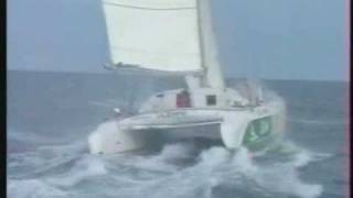 Outremer 50 quotSamsaraquot Sailing at 18 Knots [upl. by Naitsihc920]