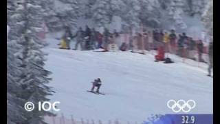 Alpine Skiing  Mens Downhill  Lillehammer 1994 Winter Olympic Games [upl. by Airottiv]