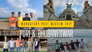 A Mandatory trip after MidSem  IIT Kharagpur to Puri amp Bhubaneswar  Part  1 [upl. by Hudis318]