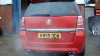 Vauxhall Zafira VXR Exhaust by Cobrasportcom [upl. by Bultman]