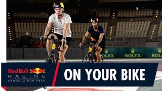 On Your Bike Max and Daniel  An Abu Dhabi Grand Prix track guide [upl. by Mayor]