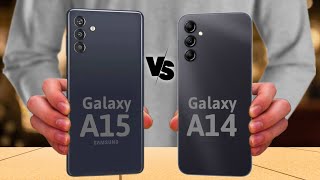 Samsung Galaxy A15 5G vs Samsung Galaxy A14 5G [upl. by Lamar809]